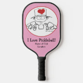 Herz Fairy © Customized Pickleball Schläger (Vorderseite)