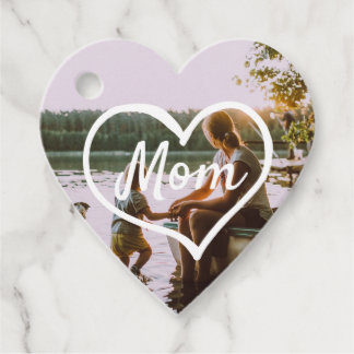 Herz Familienfoto Schriftzug Individuelle Geschenk Geschenkanhänger