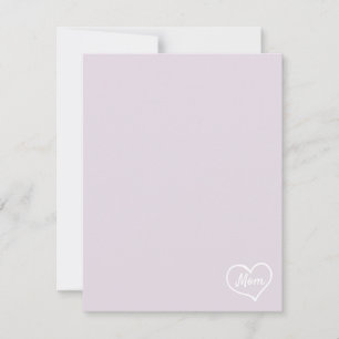 Herz Familienfoto Schriftzug Individuelle Geschenk Mitteilungskarte