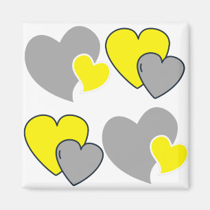 Herz, Farbe des Jahres Magnet