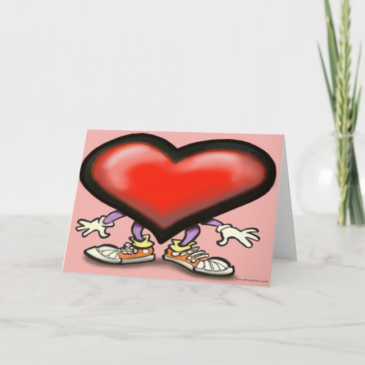 Herz Feiertagskarte (Vorderseite)