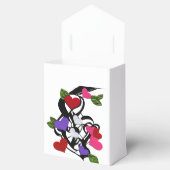 Herz Felt Bevorzugung Geschenkschachtel (Geöffnet)