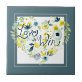 Herz-Filz Fliese (Vorderseite)