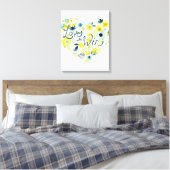 Herz-Filz Leinwanddruck (Insitu (Schlafzimmer))