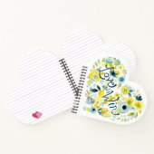 Herz-Filz Notizbuch (Innenseite)