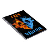 Herz/Flammen...CRPS Notizblock (Rechte Seite)