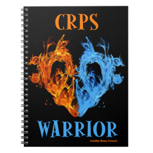 Herz/Flammen...CRPS Notizblock