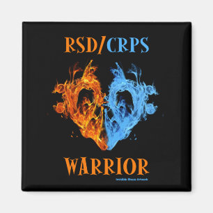 Herz/Flammen...RSD/CRPS Magnet
