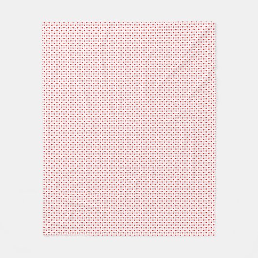 Herz Fleecedecke (Vorderseite)