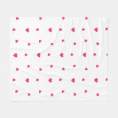 Herz Fleecedecke (Vorderseite (Horizontal))
