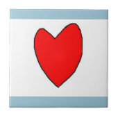 Herz Fliese (Vorderseite)