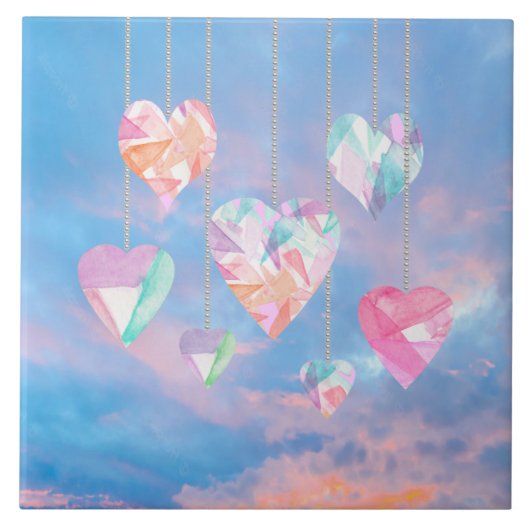 Herz Fliese (Vorderseite)