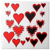 Herz Fliese (Vorderseite)