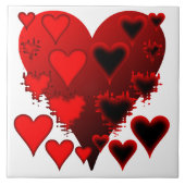 Herz Fliese (Vorderseite)