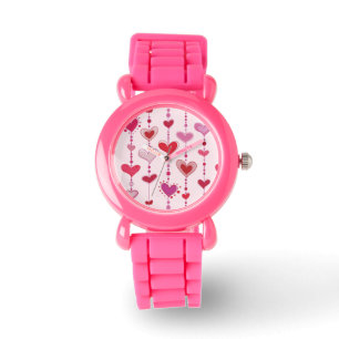 Herz-Fliesen Armbanduhr