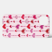 Herz-Fliesen Case-Mate iPhone Hülle (Rückseite (Horizontal))