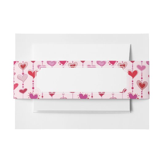 Herz-Fliesen Einladungsbanderole (Vorderseite Beispiel)