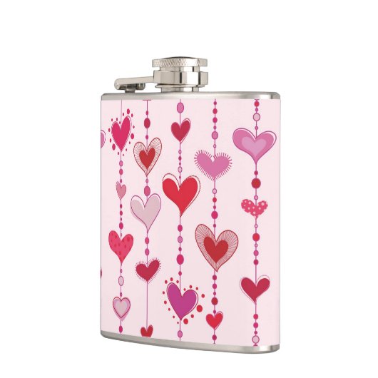 Herz-Fliesen Flachmann (Links)