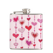 Herz-Fliesen Flachmann (Vorderseite)