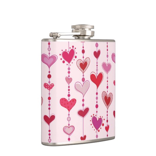 Herz-Fliesen Flachmann (Rechts)