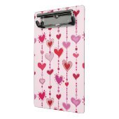 Herz-Fliesen Mini Klemmbrett (Gewinkelt2)