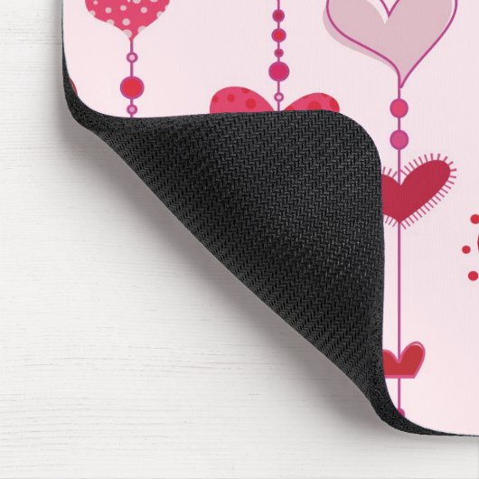 Herz-Fliesen Mousepad (Ecke)