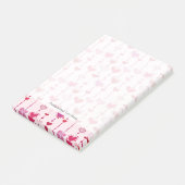 Herz-Fliesen Post-it Klebezettel (angewinkelt)