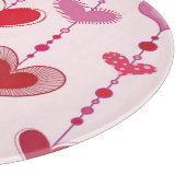 Herz-Fliesen Schneidebrett (Ecke)