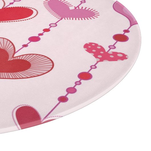 Herz-Fliesen Schneidebrett (Ecke)