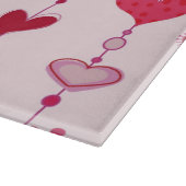 Herz-Fliesen Schneidebrett (Ecke)