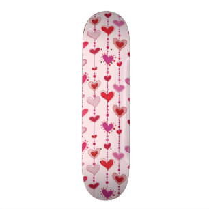 Herz-Fliesen Skateboard