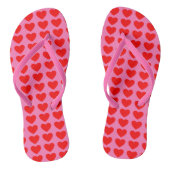 Herz-Flip-Flops Badesandalen (Fußbett)