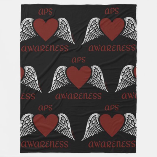 Herz/Flügel...APS Fleece Blanket (Vorderseite)