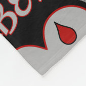 Herz/Flügel... Diabetes Fleecedecke (Ecke)