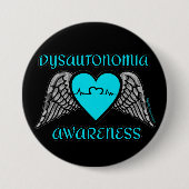 Herz/Flügel… Dysautonomia Button (Vorderseite)