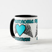 Herz/Flügel.Dysautonomie Tasse (Vorderseite Links)