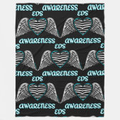 Herz/Flügel... EDS Fleece Blanket (Vorderseite)