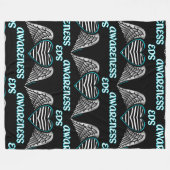 Herz/Flügel... EDS Fleece Blanket (Vorderseite (Horizontal))