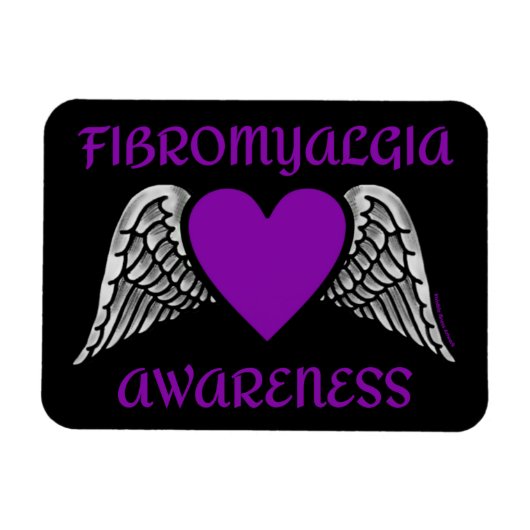 Herz/Flügel...Fibro Magnet (Horizontal)