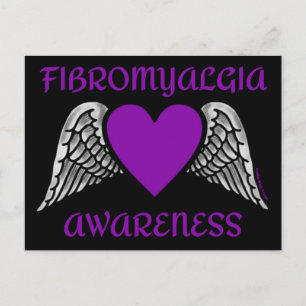 Herz/Flügel...Fibro Postkarte