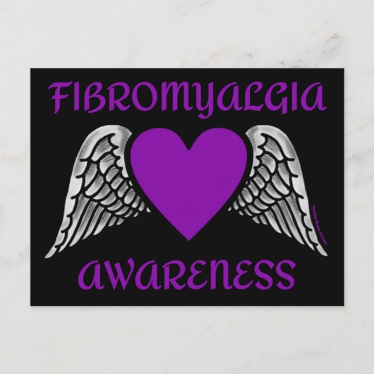 Herz/Flügel...Fibro Postkarte (Vorderseite)