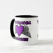 Herz/Flügel...Fibro-Tasse Tasse (Vorderseite Links)