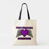 Herz/Flügel...Fibro Tote Bag Tragetasche (Rückseite)