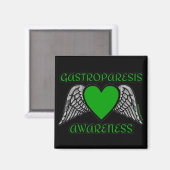 Herz/Flügel...Gastroparesis Magnet (Vorderseite/Rückseite)