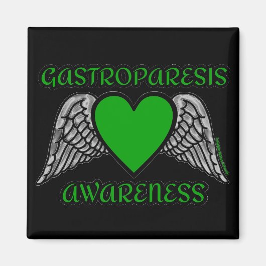 Herz/Flügel...Gastroparesis Magnet (Vorne)