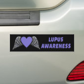 Herz/Flügel...Lupus Autoaufkleber (Auf Auto)