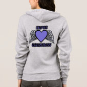 Herz/Flügel… Lupus Hoodie (Rückseite)