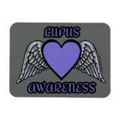 Herz/Flügel...Lupus Magnet (Horizontal)