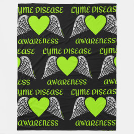 Herz/Flügel.. Lyme Fleecedecke