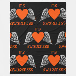 Herz/Flügel...MS Fleecedecke